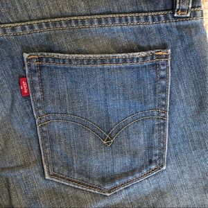 Levi’s 522 blue jean shorts size 6L W28
